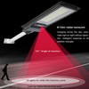 Ensunlight de alta calidad al aire libre a prueba de agua IP65 Smd Bridgelux 100200 W Solar Todo en uno Lámpara de calle LED integrada